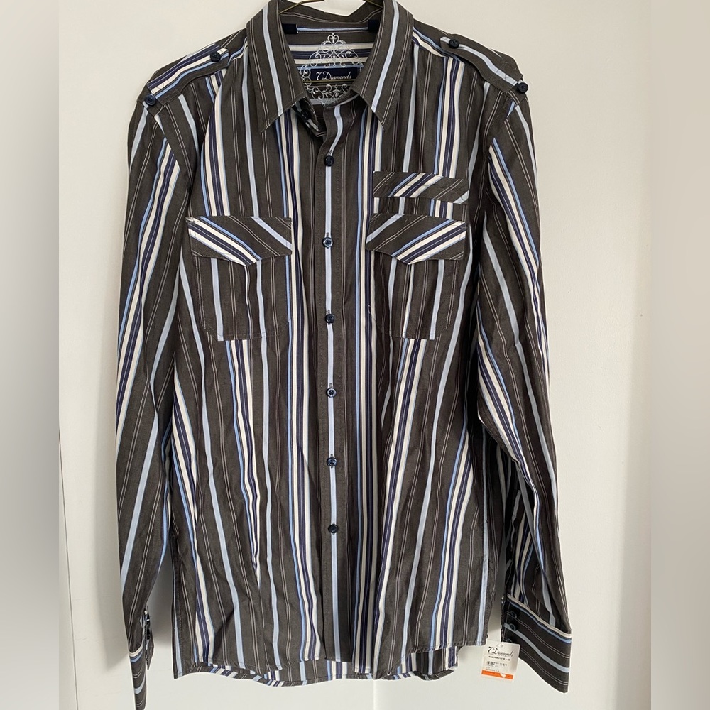 7 Diamonds Button Down